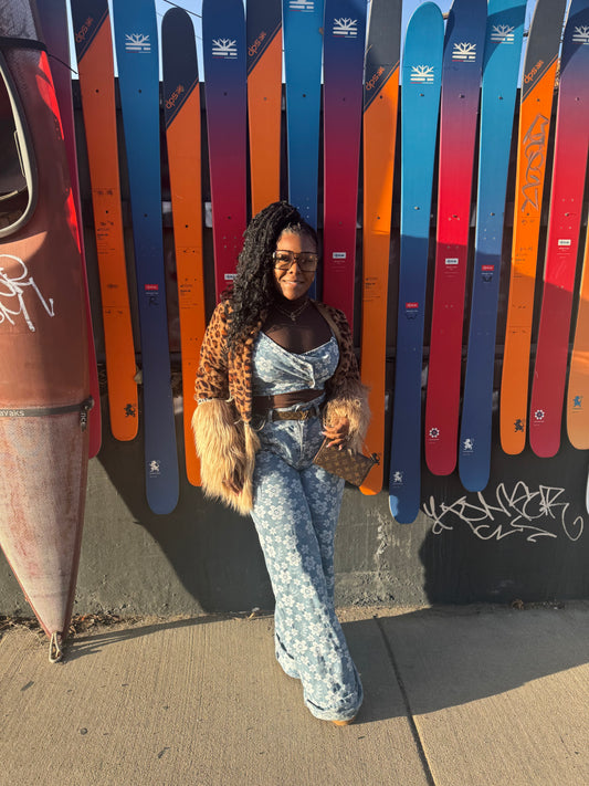 Denim Flower Set