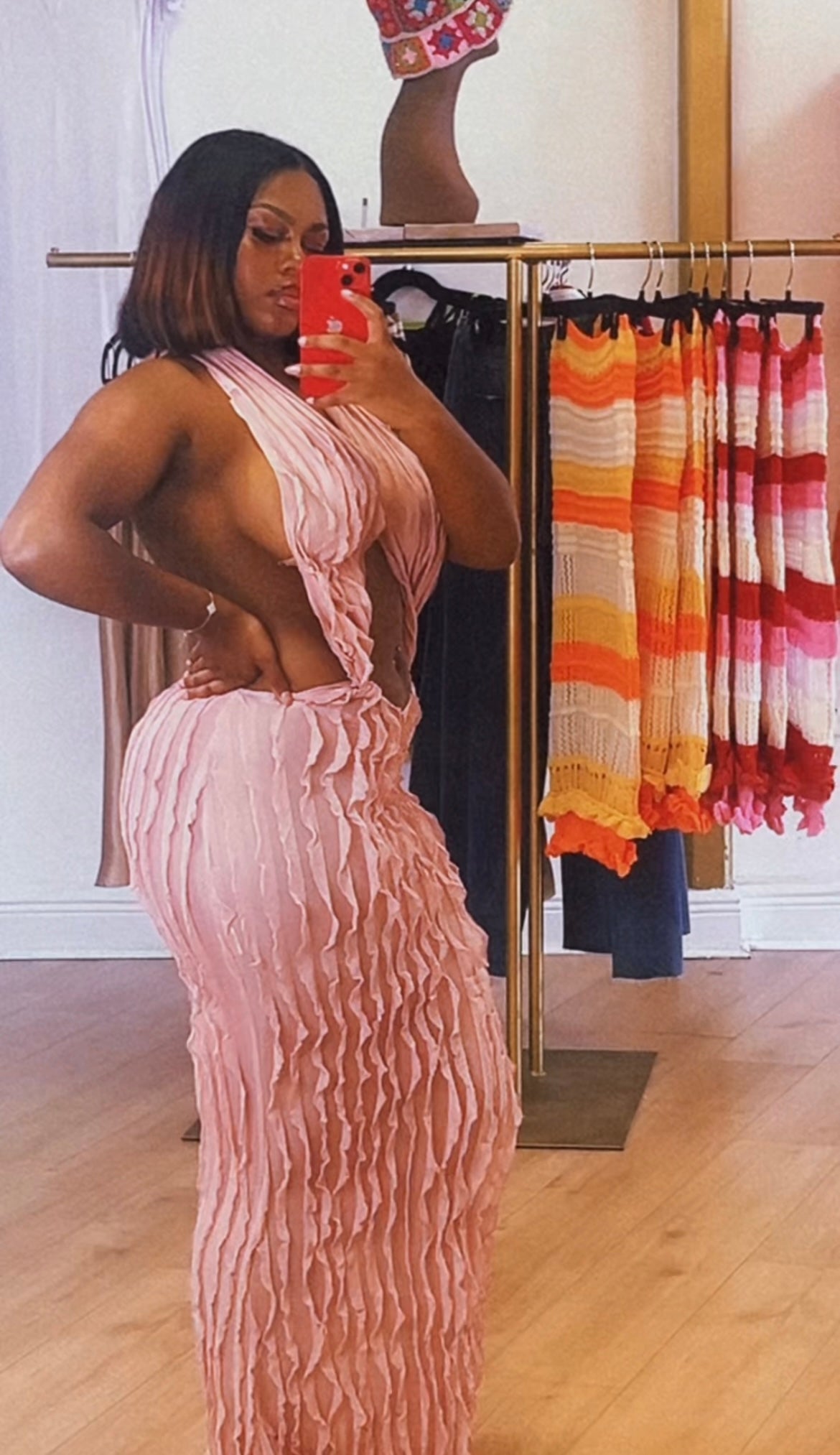 Viney Dress (pink)