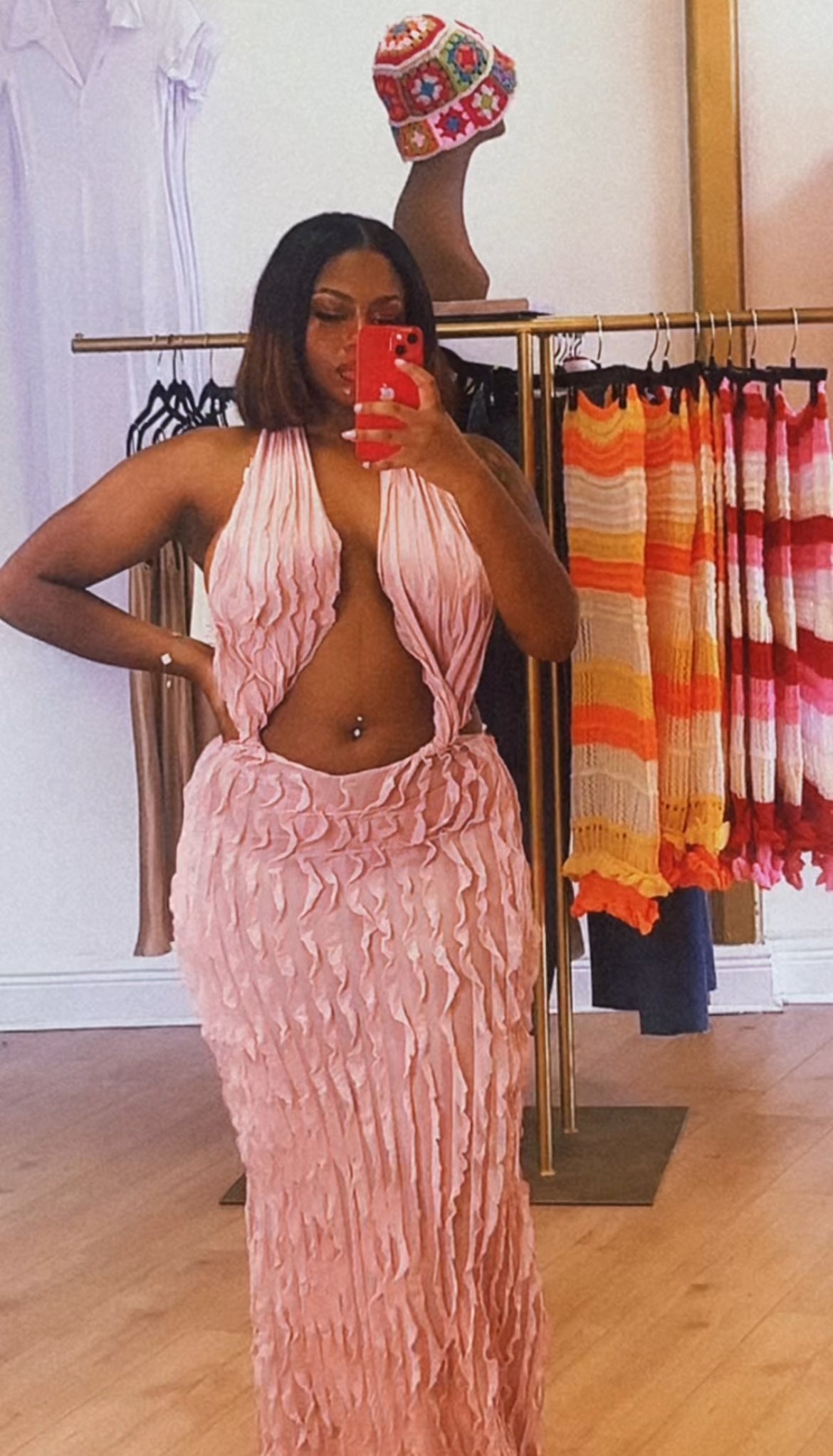 Viney Dress (pink)